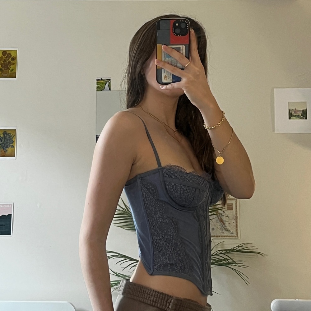 Urban Outfitters Out From Under Modern Love Corset Top